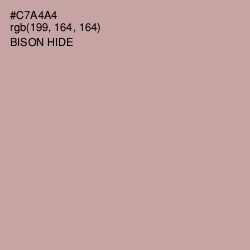 #C7A4A4 - Bison Hide Color Image